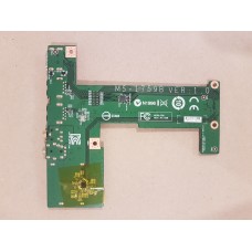 Плата расширения MS-1759B Ver 1.0 (HDMI, USB, картридер, звук) для ноутбуков MSI GE70, б/у